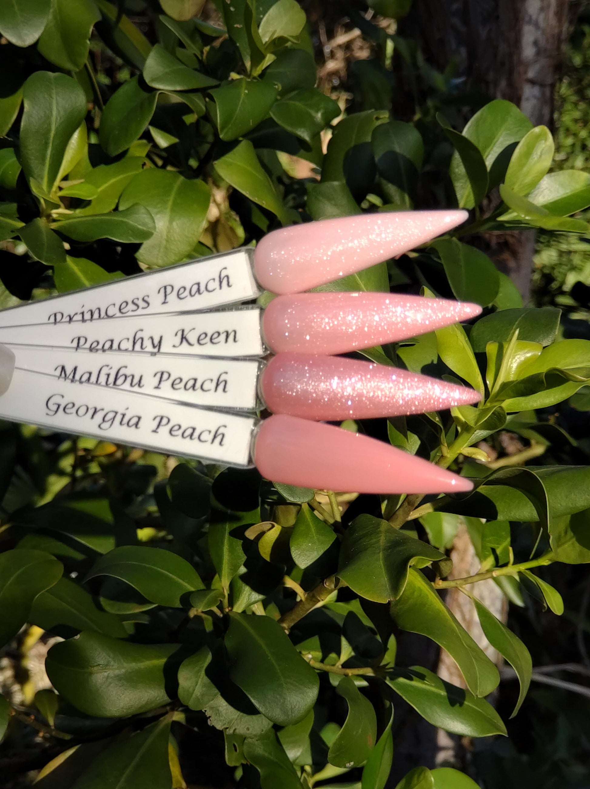 Peach Tonal Rubber Base Gel in Bottle | Princess Peach, Peachy Keen, Malibu & Georgia Peach | HEMA, HPMA, TPO Free uv/led | 15ml | Soak Off