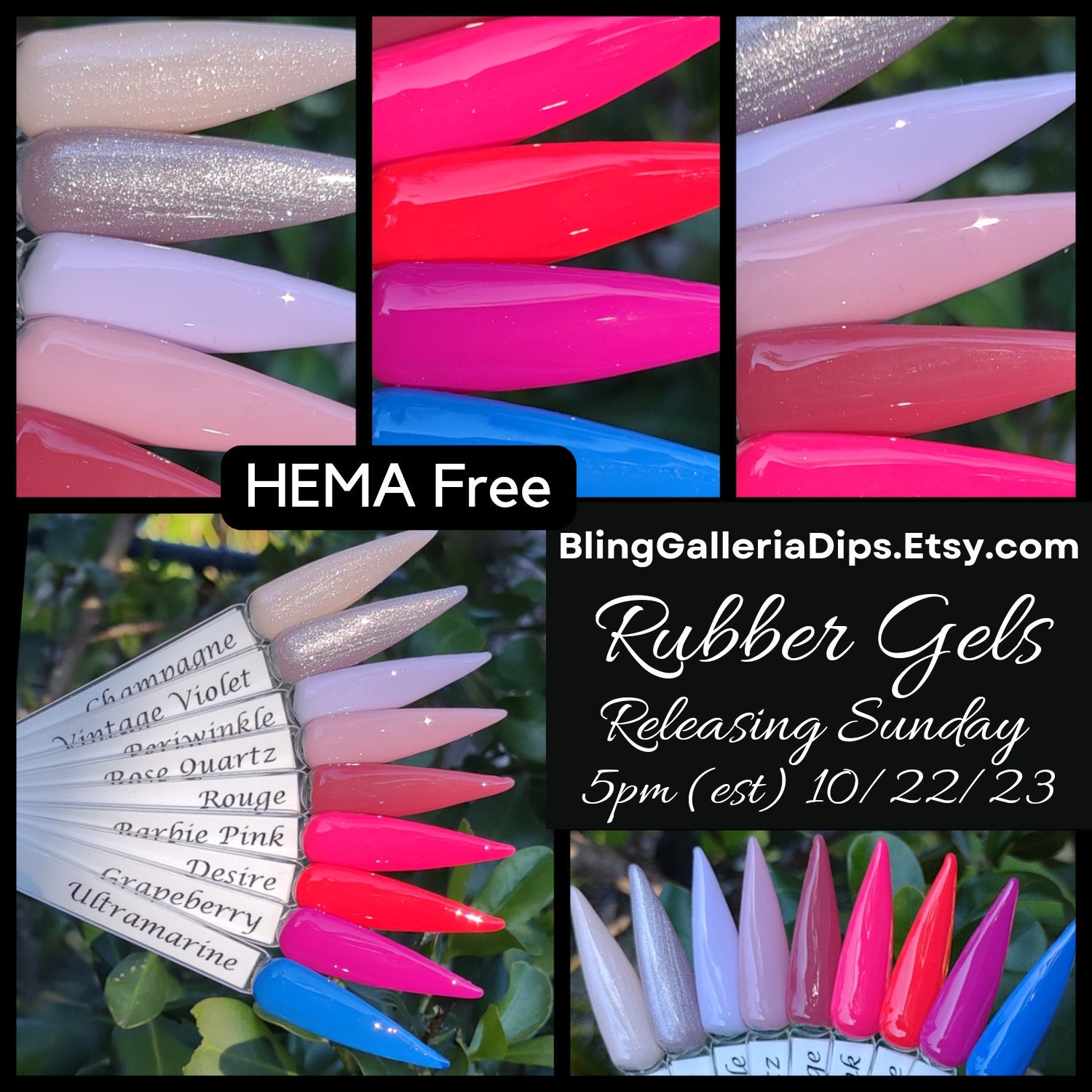 Rouge Rubber Base Gel | HEMA, HPMA, TPO, 30 Free uv/led | 15ml | Soak Off | Clear | Gel Nail