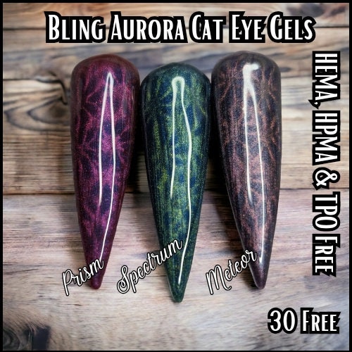 Aurora Pearl Cat Eye Gels