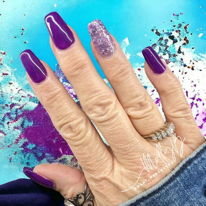 Purple Tonal Gels Mani | Venus, Lavish Lavender, Wine Down, Scandal, Ibiza Nights | HEMA, HPMA, TPO 30 Free Free uv/led | 15ml | Soak Off |