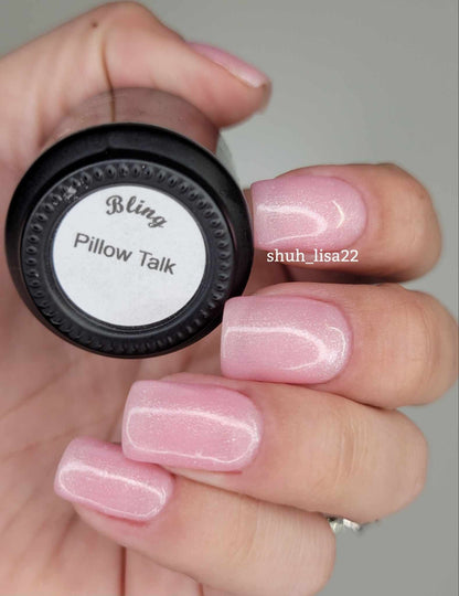 Pillow Talk | Rubber Base Gel in Bottle | HEMA, HPMA, TPO Free uv/led | 15ml | Soak Off | Clear | No Odor | Non-Yellowing