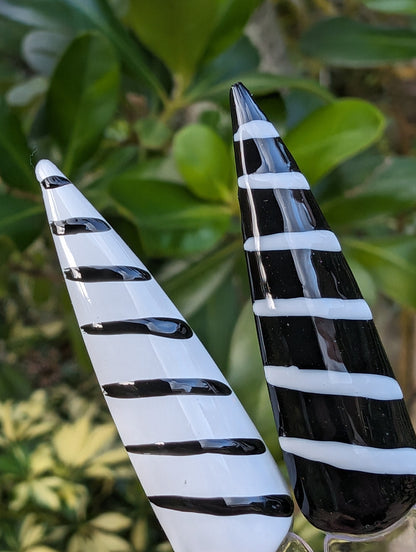 Black & White Gel Art Liner Gels | Highly Pigmented | HEMA, HPMA, TPO, 30 Free uv/led | 15ml | Soak Off