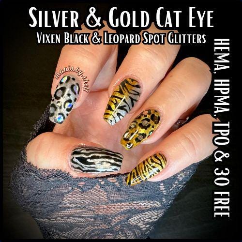 Gold Cat Eye | Shimmer Gold | HEMA, HPMA, TPO Free uv/led | 15ml Bottle | Soak Off | Gel Nail