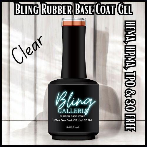 Rubber Base Coat Gel - Clear