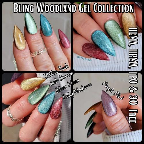 Shimmer Cat Eye Gel Polish | Woodland Collection | Stepping Stone, Toffee Tech, Ruby Madness, More Names in Photo | HEMA, HPMA, TPO, 30 Free