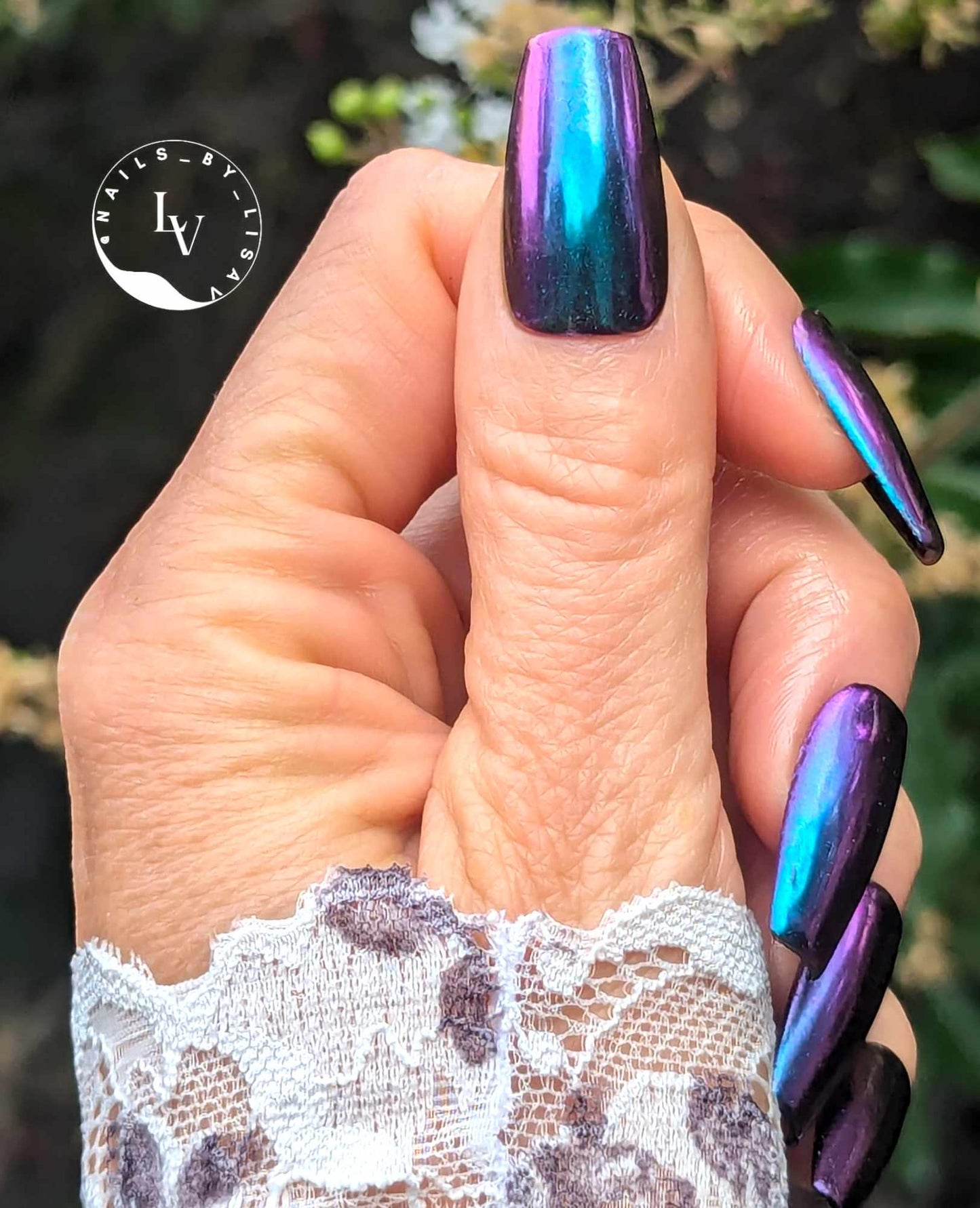 Dragon Chameleon CHROME #3 | Iridescent Color Shifting Effect Chrome Powder | Colorful Solid Coverage | Chrome Pigment | Not Dip