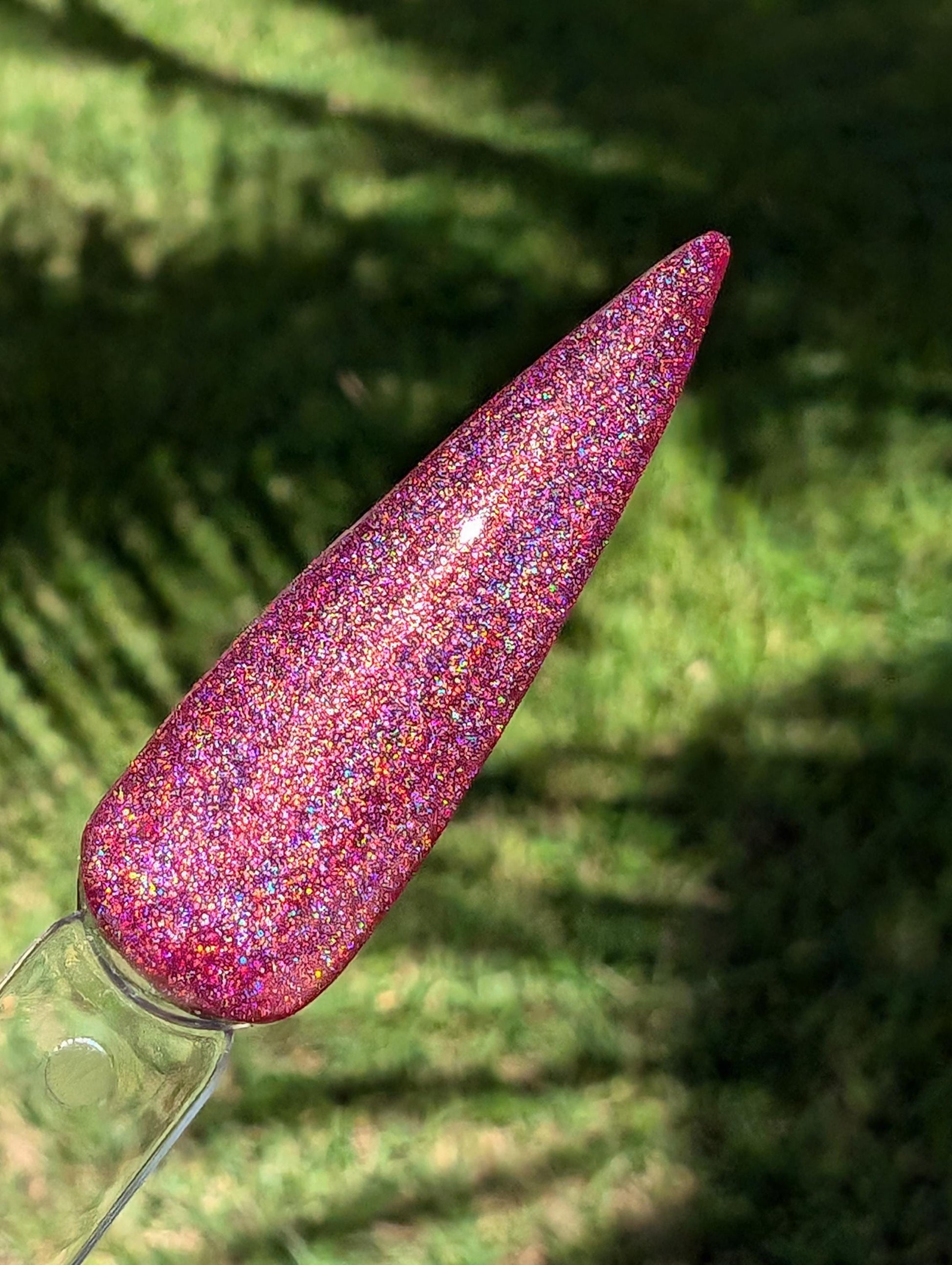 Sangria Holographic Glitter Gel | Burgundy | Maroon | HEMA HPMA tpo Free uv/led | 15ml