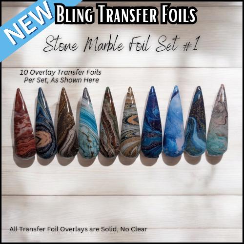 Stone Marble Transfer Foil Set #1