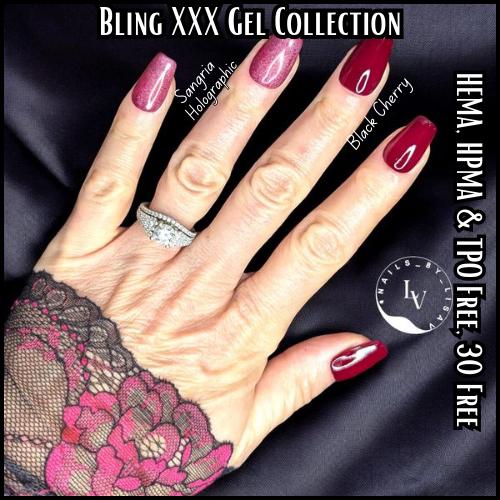 XXX Gel Collection: Burgundy Mist, Touch of Sass, Sangria, After Hours, Malaya Wine, Black Cherry, Hot Jazz - HEMA, HPMA, TPO Free