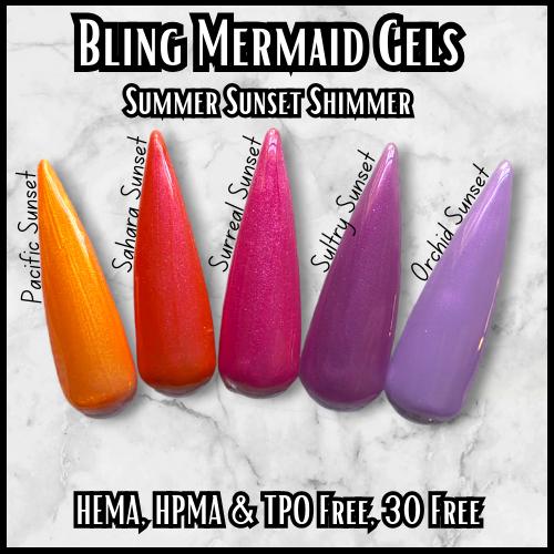 Summer Sunset Mermaid Gel Polish Collection