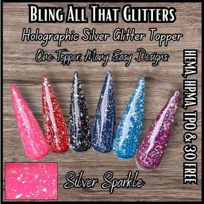 Silver Sparkle - All That Glitters - HEMA, HPMA, TPO Free