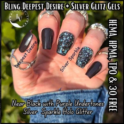 Silver Sparkle - All That Glitters - HEMA, HPMA, TPO Free