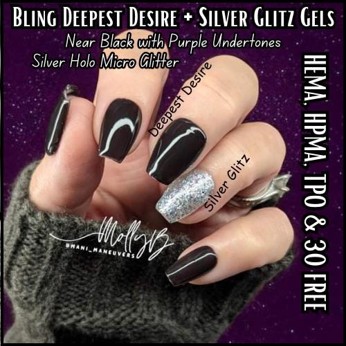 Glitz Pump Collection - Silver Glitz, Smoke Glitz, Gold Glitz, Bronze Glitz - HEMA, HPMA, TPO Free