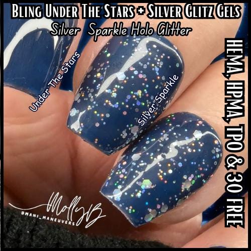 Silver Sparkle - All That Glitters - HEMA, HPMA, TPO Free