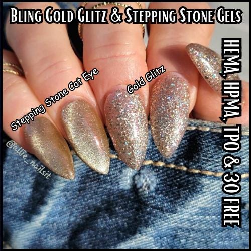 Glitz Pump Collection - Silver Glitz, Smoke Glitz, Gold Glitz, Bronze Glitz - HEMA, HPMA, TPO Free