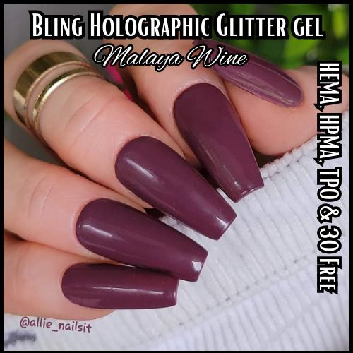 Malaya Wine Mani | From Bling's XXX Collection | HEMA HPMA tpo Free uv/led | 15ml