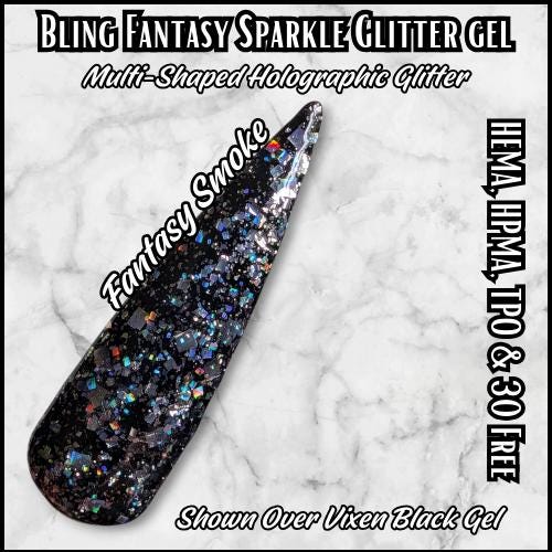 Fantasy Smoke | Fantasy Sparkly Collection | HEMA, HPMA, TPO, 30 Free uv/led | 15ml |