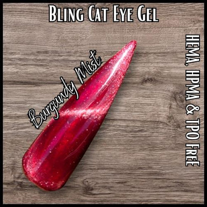 Burgundy Mist Cat Eye Gel | XXX Maroon burgundy Gel Collection | HEMA HPMA tpo Free uv/led | 15ml