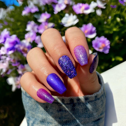 Amethyst Gypsy Dip Mani