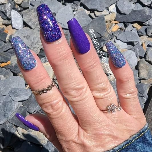 Amethyst Trio Dip Mani