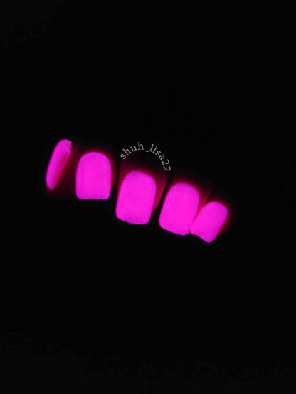 Hip Hot Glow-in-the-Dark Gel Polish Mani - HEMA, HPMA, TPO Free